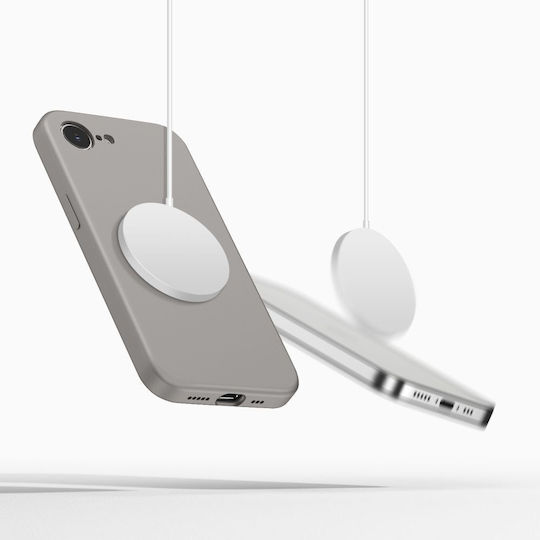 Tech-Protect Back Cover Σιλικόνης Γκρι (iPhone 17e / 16e)