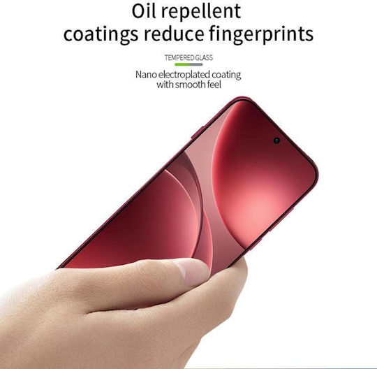 2.5D Full Face Tempered Glass Black Compatible with OnePlus 15