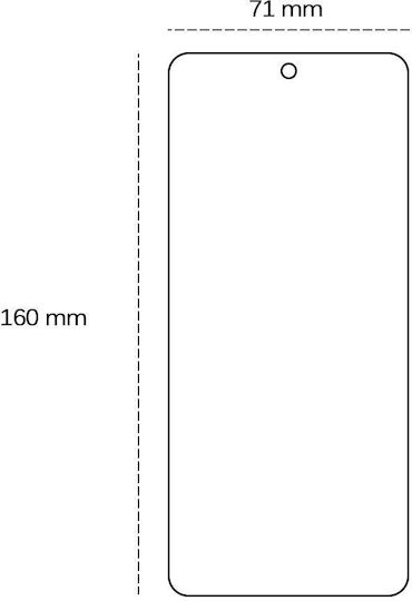 2.5D 0,3mm Gehärtetes Glas Redmi 12 4G / Redmi 12 5G