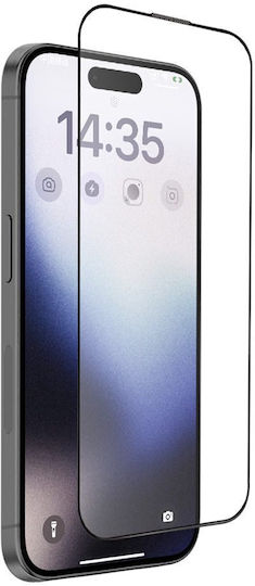 Tel Protect Full Glue Ματ Full Face Tempered Glass Μαύρο (Galaxy S25 Ultra)