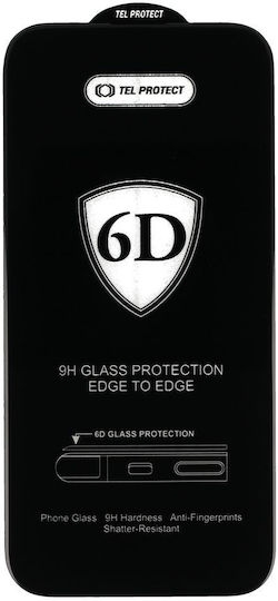 Moto Full Glue Full Face Tempered Glass Μαύρο (MOTOROLA MOTO G04/G24/G34)