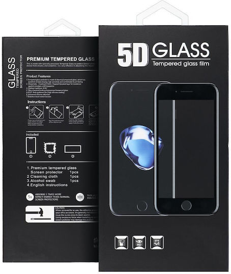 5D Full Glue Full Face Tempered Glass Μαύρο (Redmi 8Honor 8A)