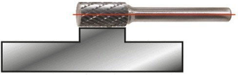 Hm Cylindrical Milling Pin Form A 10 Mm Be