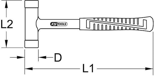 Non-rebound Hammer 850g Ks Tools