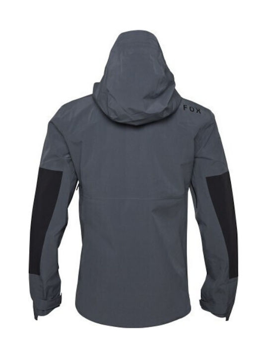 Fox Work Jacket with Hood Gray