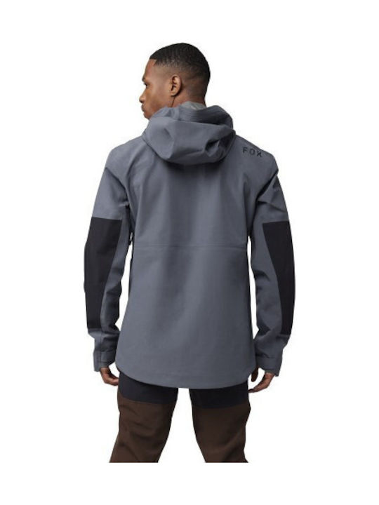 Fox Work Jacket with Hood Gray