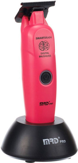 MRD Pro Smart Brain Gmt-3969st Επαγγελματική Επαναφορτιζόμενη Κουρευτική Μηχανή Ροζ GMT-3969ST-PNK