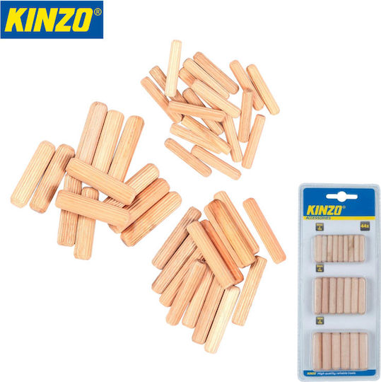 Holzdübel 44 Stück Kinzo