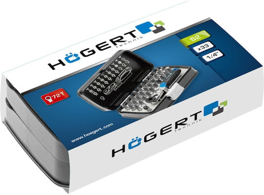 Högert Technik Ratschen- & Steckschlüssel-Sets 1\4" 33Stück