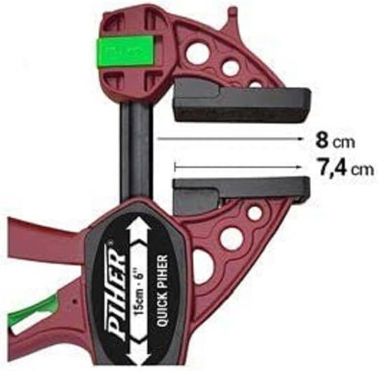 Piher Tools 52615 Σφιγκτήρας Σκανδάλης με Μέγιστο Άνοιγμα 150mm