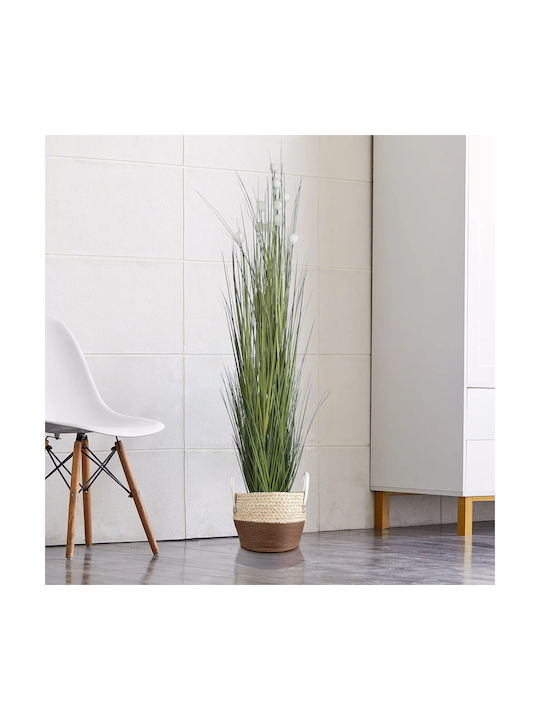 GloboStar Beige, Brown, White Flower Pot 28x33x28cm