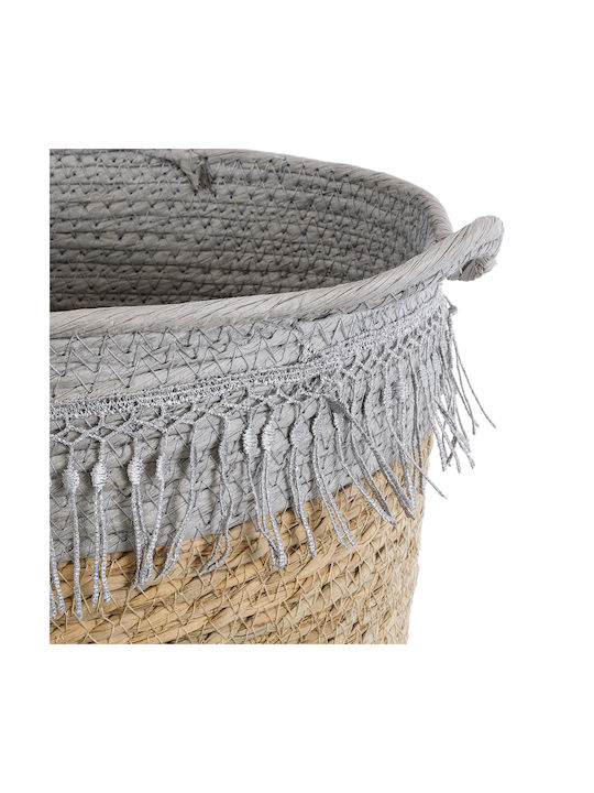 GloboStar Beige Flower Pot with Gray 28x26x28cm