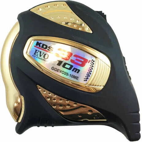 KDS GG Evolution Tape Measure with Auto-Rewind 25mm x 10m