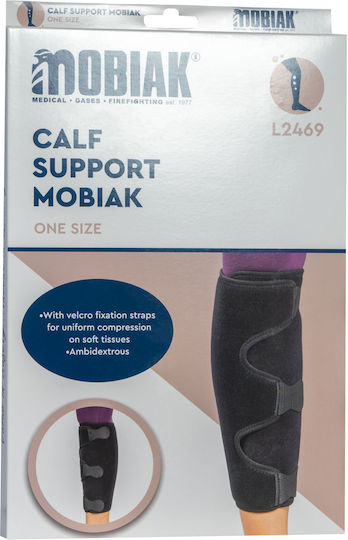 Calf Support Stabilization Straps Ambidextrous Black One Size L2469