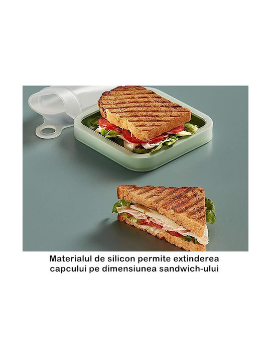 Alista Home Cutie De Prânz Din Silicon Verde 15.5x15.5cm