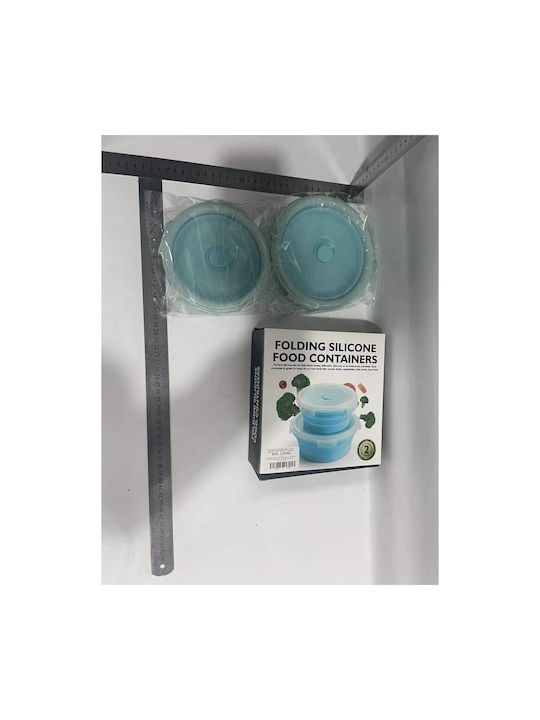 Alista Home Set Cutii De Prânz Din Silicon Albastre 2 Bucăți