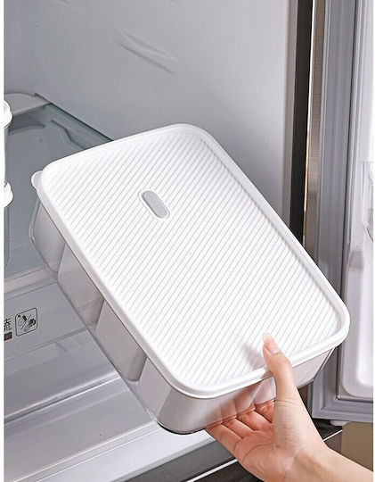 Alista Home Cutie De Prânz Din Plastic Albă Cu Compartimente 29x20cm