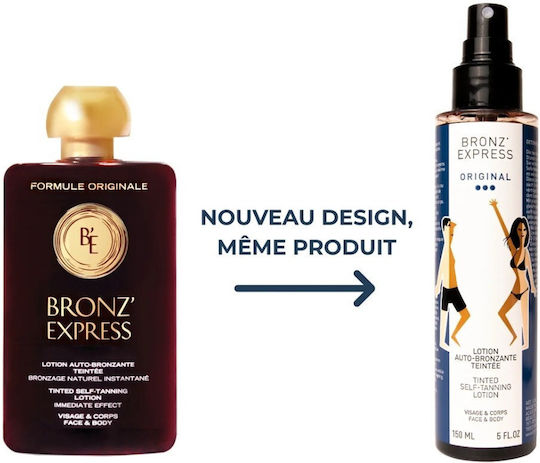 Academie Bronz' Express Tinted Self Tanning Lotion Σώματος 150ml