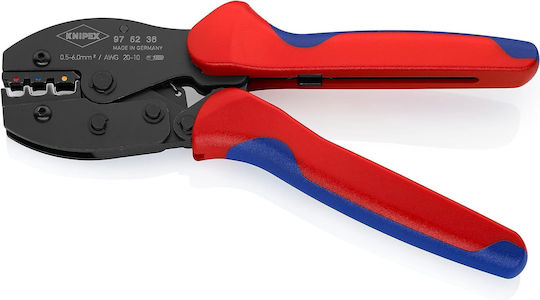 Knipex Preciforce Πρέσα Ακροδεκτών Διατομής 0.5 - 6mm² (Μήκος 220mm)