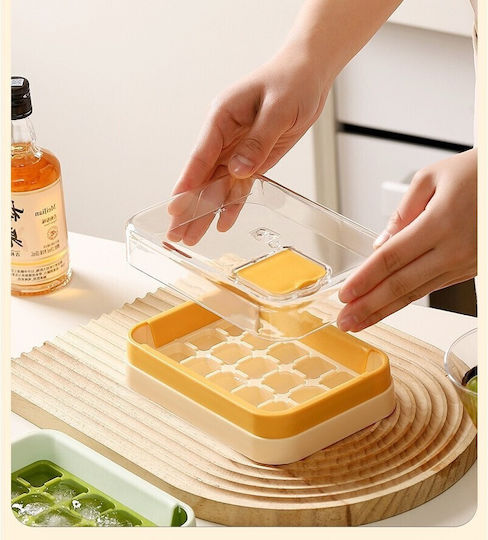 Alista Home Păghetoare Cub Plastică cu Capac Galbenă 136503