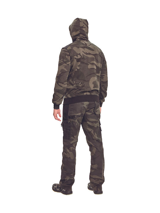 Hoodie Sweatshirt Crambe Camouflage 65% Poly-35% Cotton 340 G/m² 2XL