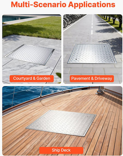 Vevor Φρεάτιο 50x50cm JGJKJFTSJGJKJ8PUV001V0