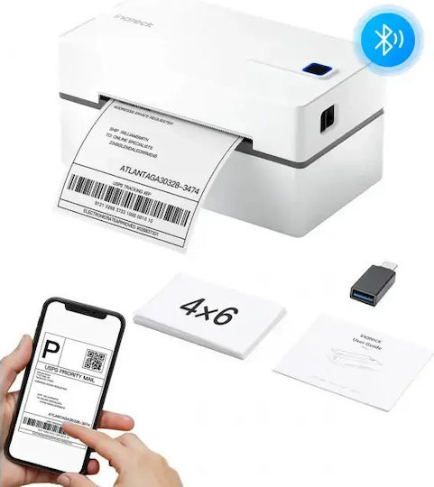 Inateck PR40 Thermal Label Printer 40-110mm Bluetooth USB