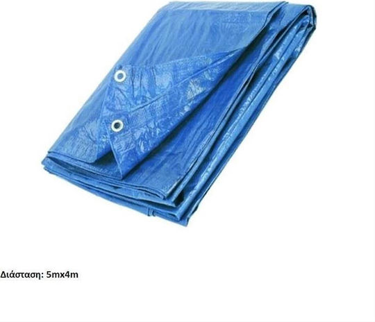 Krausmann Waterproof Tarpaulin 65gr/m² 4x5m. Light Type Green