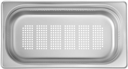 Hendi Durchlöchert Gastronorm-Behälter Edelstahl GN1/3 mit Tiefe 100mm