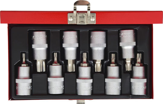 1/2'' Bit Socket Set for Torx Screws Ks Tools