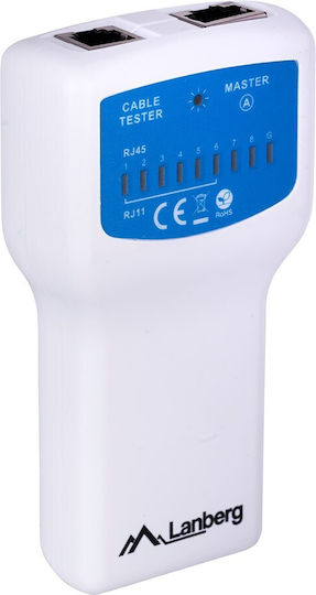 Lanberg NT-0402 Kabeltester Netzwerk RJ11 / RJ45