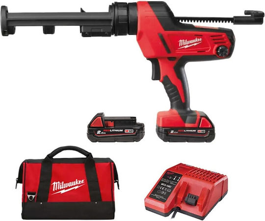 Milwaukee C18 PCG/310C-201B Electric Silicone Glue Gun Battery 18V 1x2Ah