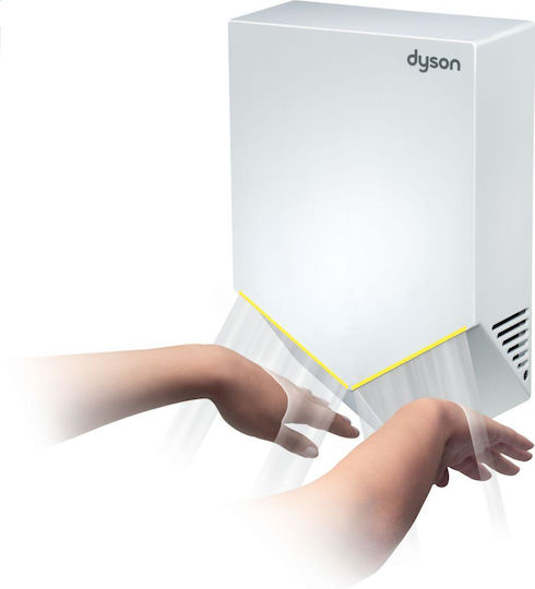 Dyson Dyson Hand Dryer Plastic 79dB with Sensor in White Colour 1kW 307169-01