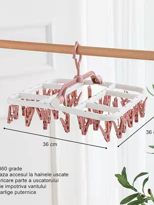 Alista Home Uscător De Rufe Suspendat Din Plastic 36x24cm