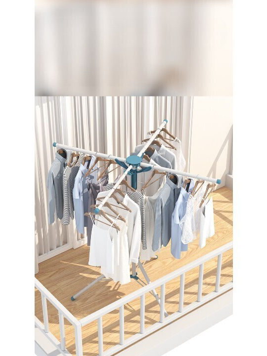 Alista Home Πτυσσόμενη Απλώστρα Δαπέδου από Αλουμίνιο