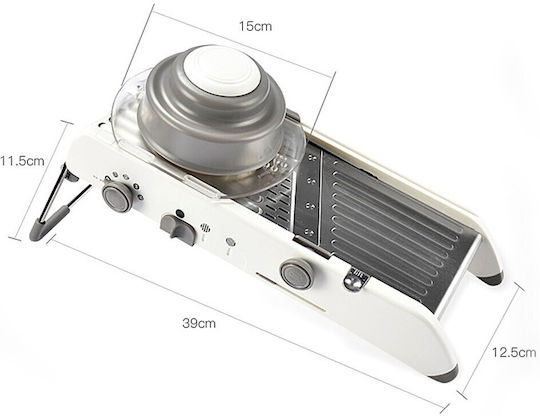 Alista Home Alista Home Μαντολίνο Από Inox Ατσάλι Χειροκίνητο