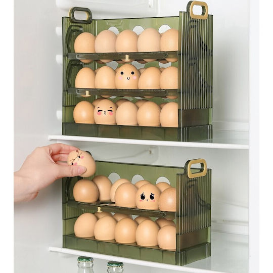 Alista Home Кутия За Яйца За Хладилник За 20 Яйца 25.5x10x17см