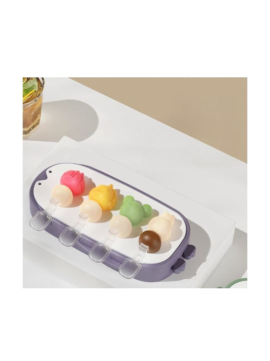 Alista Home Formă Pentru Tăvi Și Tăvi Pentru Copt Înghețată / Ice Lolly Din Silicon 21x12.8x3cm