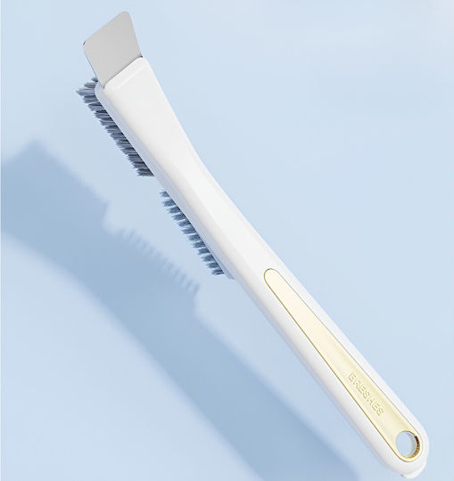 Perie Sârmă Bucătărie Alista Home Două Bucăți Mâner Lung Orificiu Pentru Agățare Peri De Oțel Anti-reziduu Anti-murdărie 24.5x2.7x6.7cm Alb