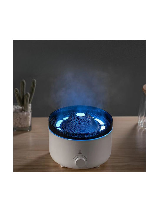 Alista Home Dispozitiv Difuzor de Aromaterapie Ultrasonic cu Temporizator Alb cu Led 560ml 124013