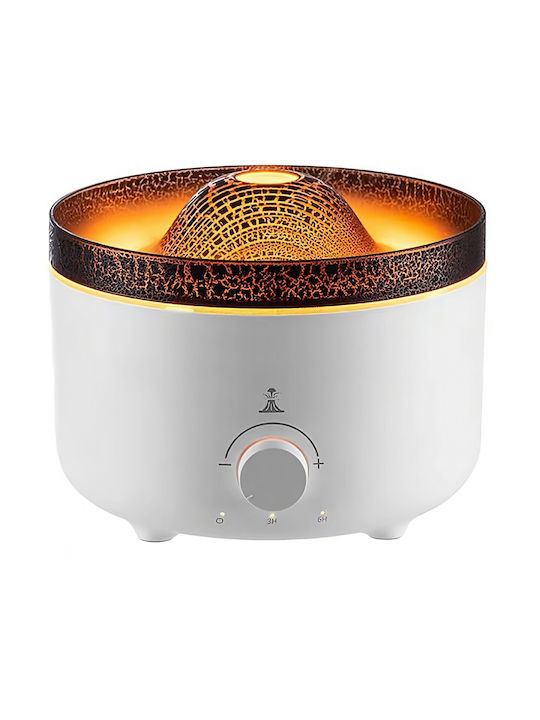 Alista Home Dispozitiv Difuzor de Aromaterapie Ultrasonic cu Temporizator Alb cu Led 560ml 124013