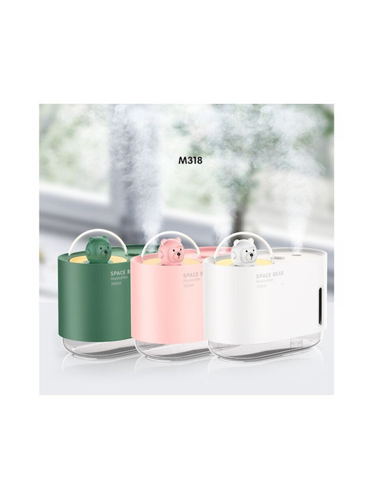 Alista Home LED Aromatherapie-Diffusor mit Timer Grün 300ml 123970