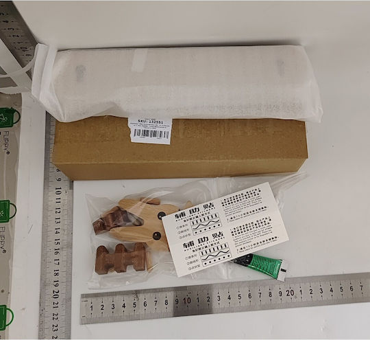 Alista Home Κλειδοθήκη Τοίχου Ξύλινη 5 θέσεις 13.5x22cm
