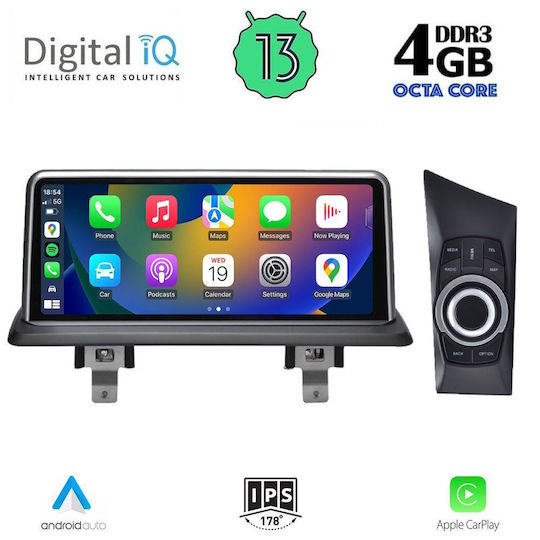 Digital IQ Ηχοσύστημα Αυτοκινήτου για BMW Σειρά 1 2004-2008 (Bluetooth/USB/WiFi/GPS/Apple-Carplay/Android-Auto) με Οθόνη Αφής 10.25"