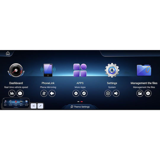 Digital IQ Car Audio System for Mercedes-Benz C Class 2007-2011 (Bluetooth/USB/WiFi/GPS/Apple CarPlay/Android Auto) with 10.25" Touch Screen