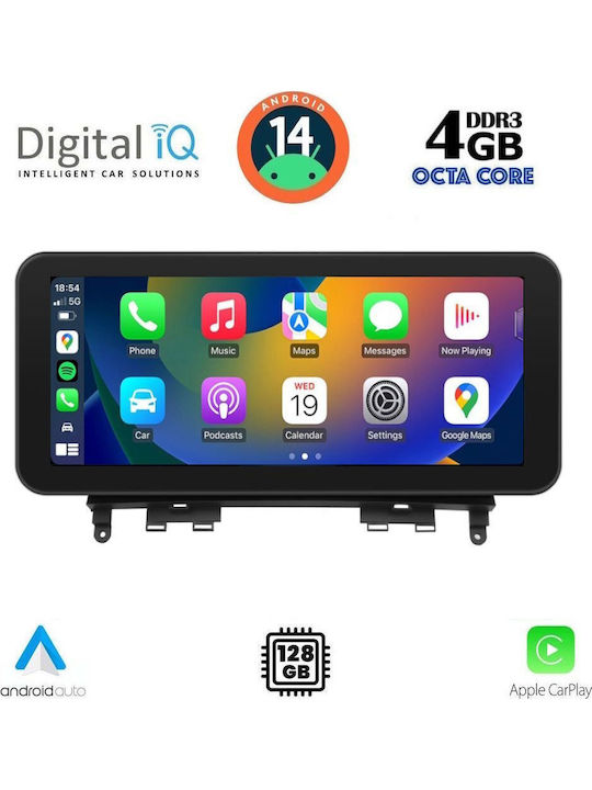 Digital IQ Car Audio System for Mercedes-Benz C Class 2007-2011 (Bluetooth/USB/WiFi/GPS/Apple CarPlay/Android Auto) with 10.25" Touch Screen
