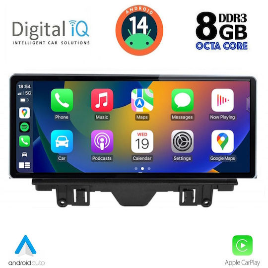 Digital IQ Ηχοσύστημα Αυτοκινήτου για Audi Q3 2011-2019 (Bluetooth/USB/WiFi/GPS/Apple-Carplay/Android-Auto) με Οθόνη Αφής 10.25"