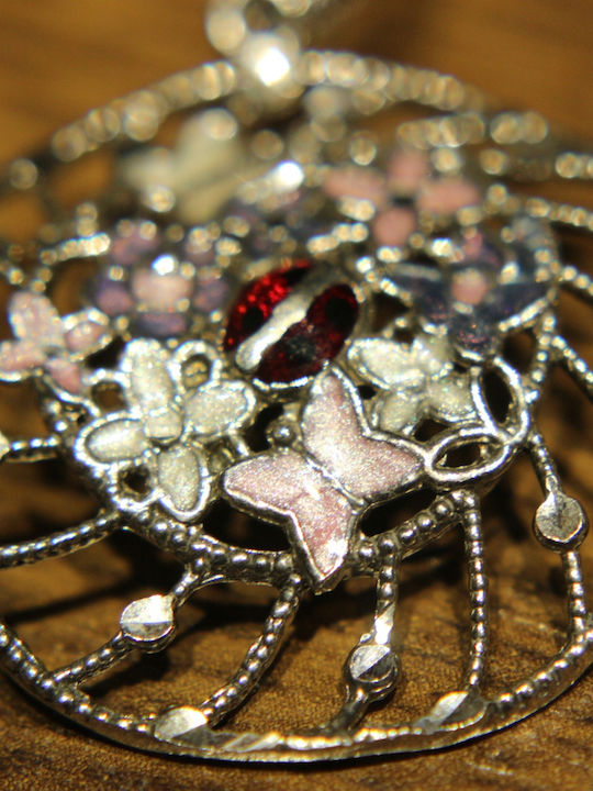 925 Earrings Italian Enamel Ladybugs Flowers
