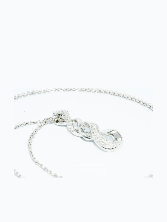 Songea Silber 925 Halskette Diamanten 0.15ct