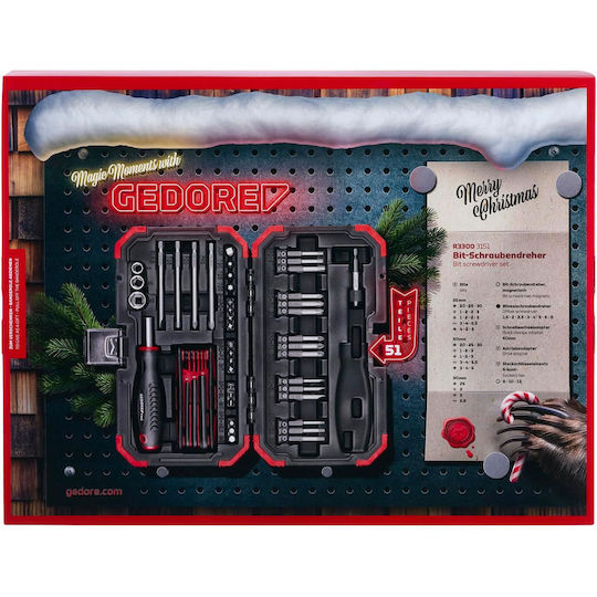 Gedore Calendar Advent Roșu 2025